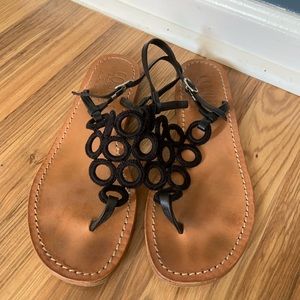 Italian leather sandals